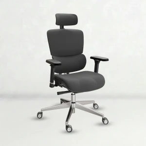Fotel ergonomiczny CLOUVOU MasterSeat Szary - OUTLET Klasa A