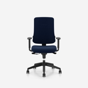 Fotel biurowy Utila tapicerowany black