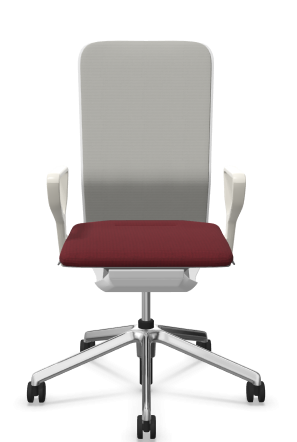 Fotel biurowy YouTEAM siatka white