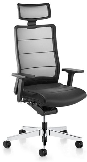 Fotel biurowy AirPad 3C72 z zagłówkiem 