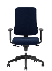 Fotel biurowy Utila tapicerowany black