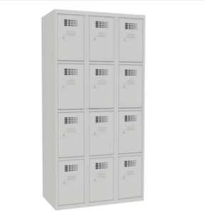 SUS 334 W - Szafa z czterema schowkami w pionie, w 3 kolumnach  900
