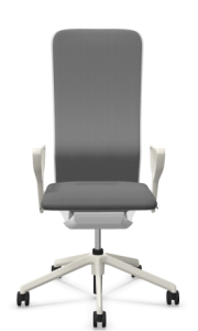 Fotel biurowy YouTEAM wysoki siatka white