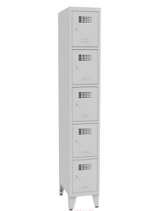 SUS 315 W - Szafa z pięcioma schowkami w pionie, w jednej kolumnie,z nogami 300