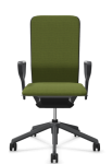 Fotel biurowy YouTEAM tapicerowany black