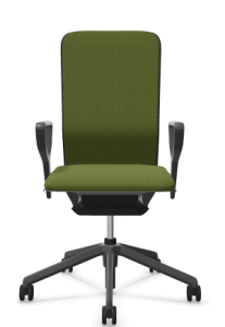 Fotel biurowy YouTEAM tapicerowany black
