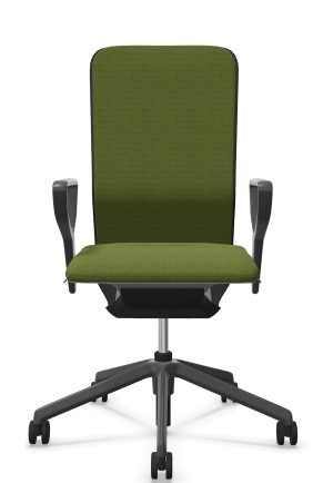 Fotel biurowy YouTEAM tapicerowany black