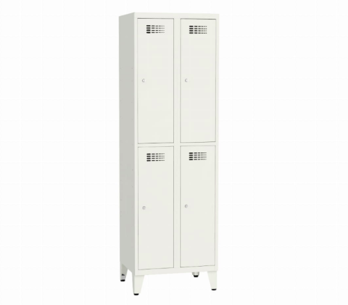 SUS 422 W - Szafa z dwoma schowkami w pionie, w 2 kolumnach z nogami 800   