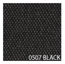 Wytrzymała tkanina Azure w kolorze Onyx Black na ergonomicznym profilu fotela Kulik System SPACE