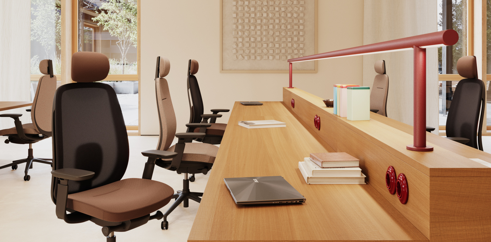 Fotel Profim Pace – nowoczesny ergonomiczny fotel z siatką