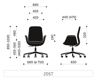 Fotel biurowy ElliePro 20ST od Profim – ergonomia, nowoczesny design, komfort pracy