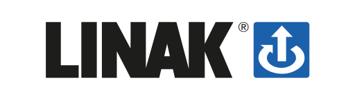 Logo LINAK - światowy lider systemów do biurek elektrycznych - ModneWnetrze.pl